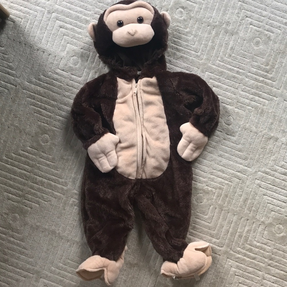Plush Monkey Halloween costume 12-18 months